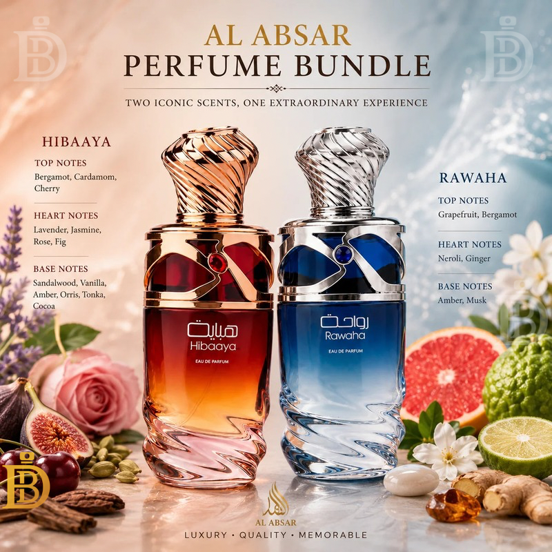 Hibaaya & Rawaha Bundle 2 x 100ml EDP — Al Absar