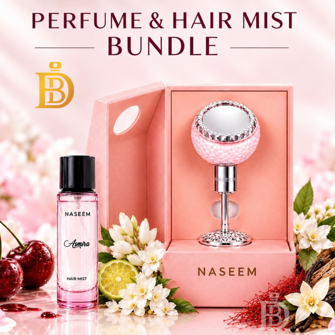 Asmira Aqua Perfume & Hair Mist Bundle 100ml By Naseem