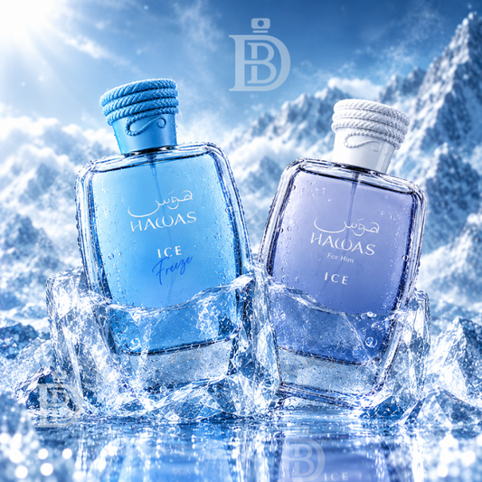 Hawas Ice & Hawas Ice Freeze ( 2 x 100ml ) EDP By Rasasi