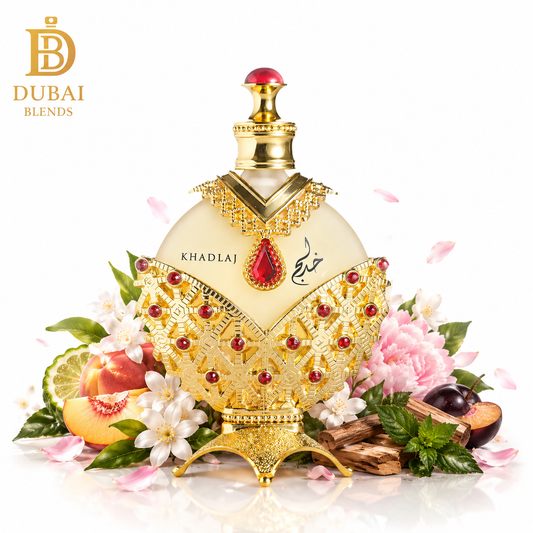 Khadlaj Hareem Al Sultan Gold 35ml Concentrated Perfume Oil | Pineapple Peach Sandalwood | TikTok-Viral Arabian Perfume Oil | Buy Australia