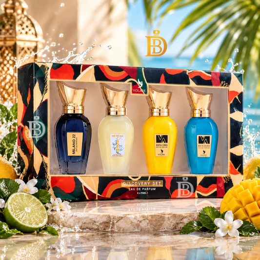 Volare Gift Set 4 x 25ml EDP (Milano 22, Mexican Bronco, Esta Oro and Esta Puro)