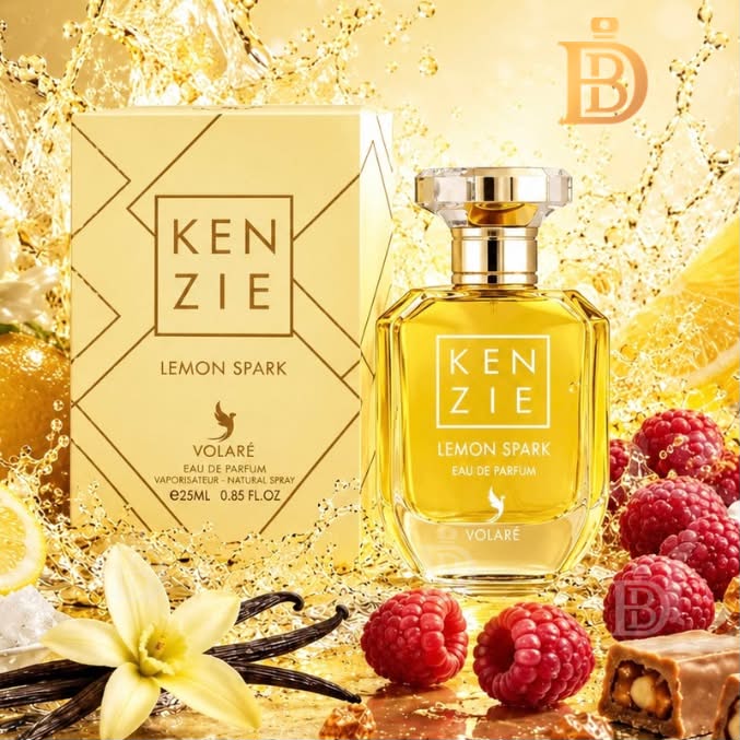 Kenzie Lemon Spark EDP by Volaré | Sweet Lemon Raspberry Praline Benzoin Perfume